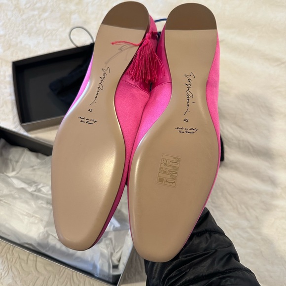 Giorgio Armani Vibrant Pink and Blue Flats - Picture 6 of 8